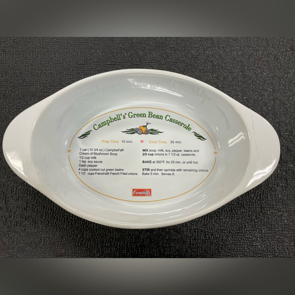 Campbell Soup Vintage Casserole Dish 2005 by Campbell's Soup Company